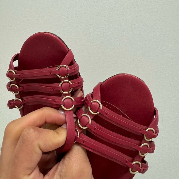 vintage Bally red gladiator sandals - Picture 7 of 7
